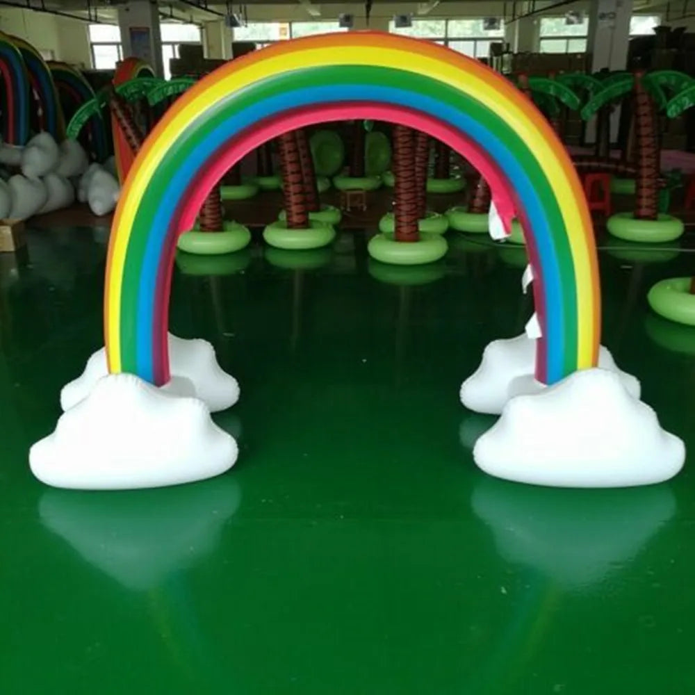 Inflatable Rainbow Arch Water Sprinkler