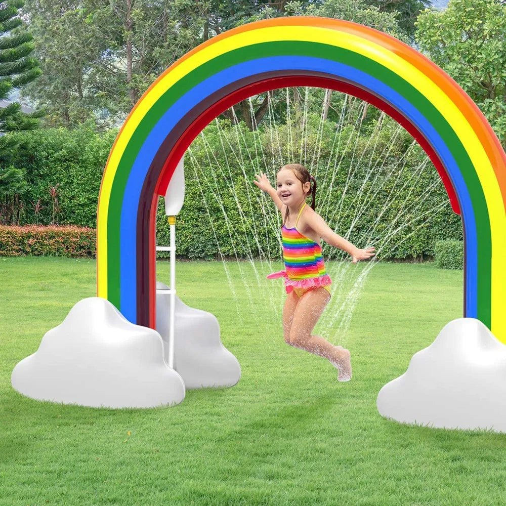 Inflatable Rainbow Arch Water Sprinkler