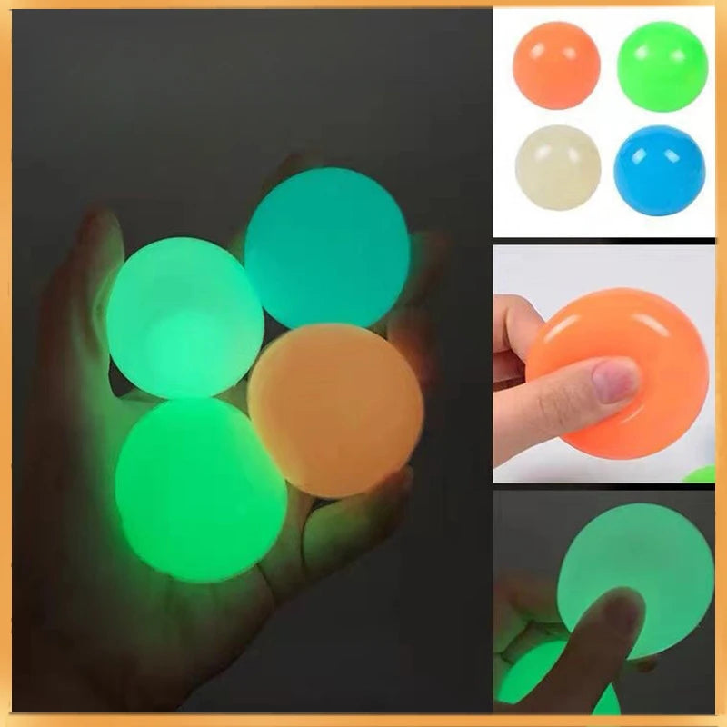 Glow-in-the-Dark Fidget Sticky Ball