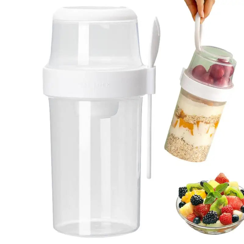 Portable Spill-Proof Cereal and Milk Container - 1070ml