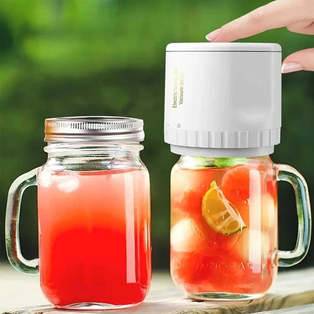 Portable Electric Mason Jar Vacuum Sealer Kit