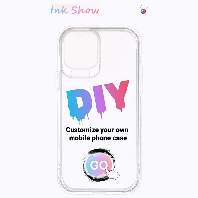 NFC DIY Picture Ink Phone Case – Custom Cover for iPhone 15/14/13 Pro Max