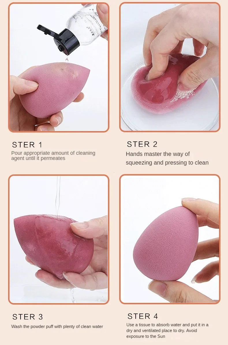 Makeup Blender Sponge - Cosmetic Puff for Foundation and Powder