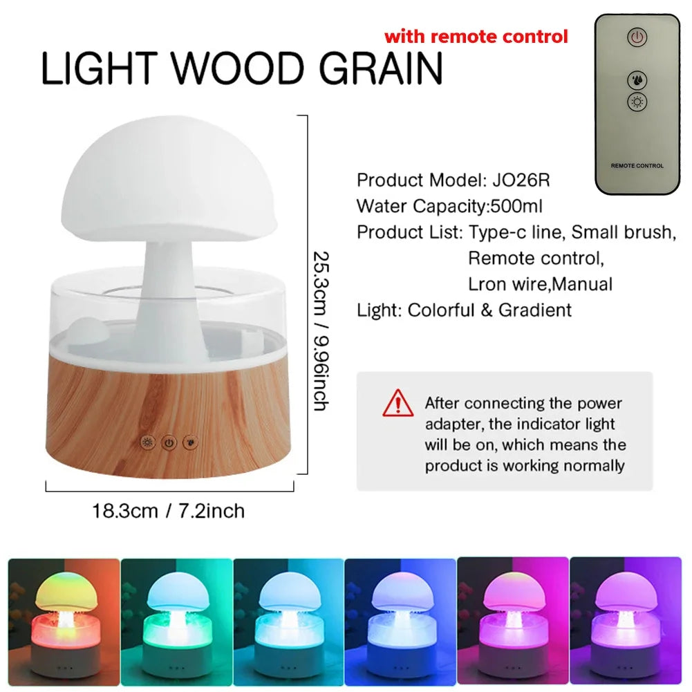 Mushroom Cloud Rain Humidifier