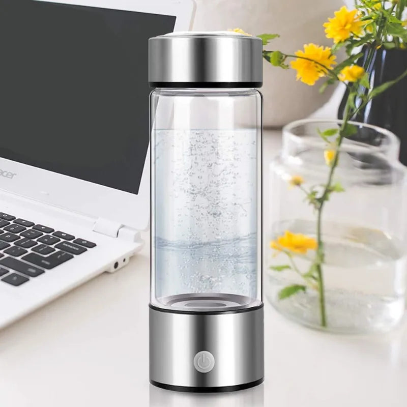 Hydrogen Water Bottle Generator & Alkaline Ionizer