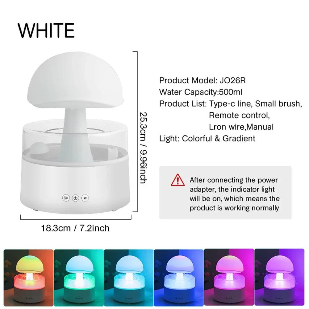 Mushroom Cloud Rain Humidifier