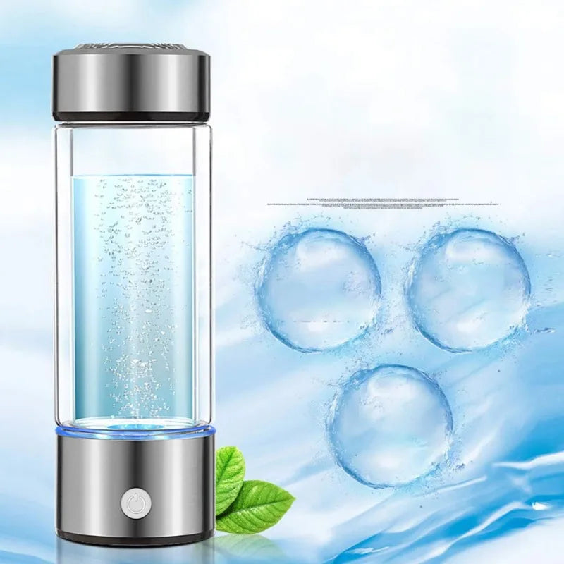 Hydrogen Water Bottle Generator & Alkaline Ionizer