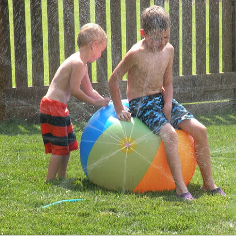 Summer Outdoor Inflatable Rainbow Sprinkler Ball