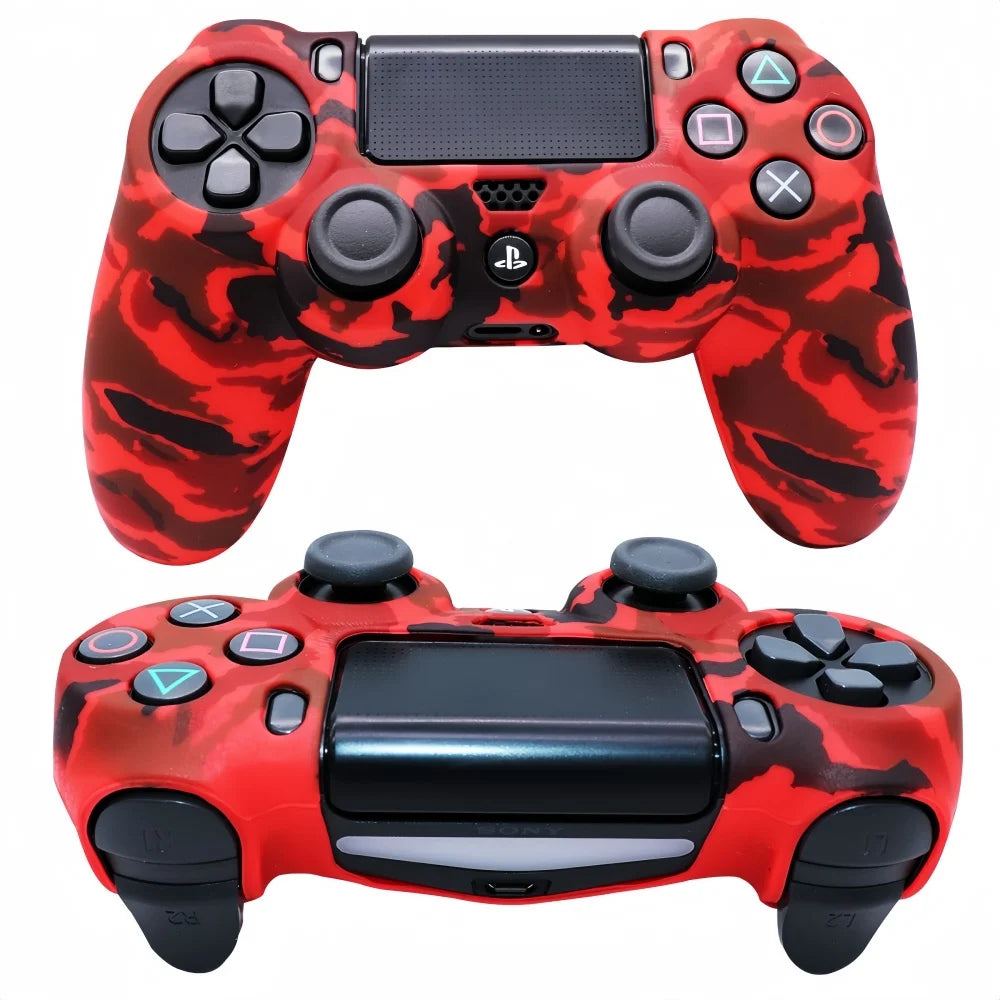 PS4 Controller Silicone Skin & Thumb Grips Set