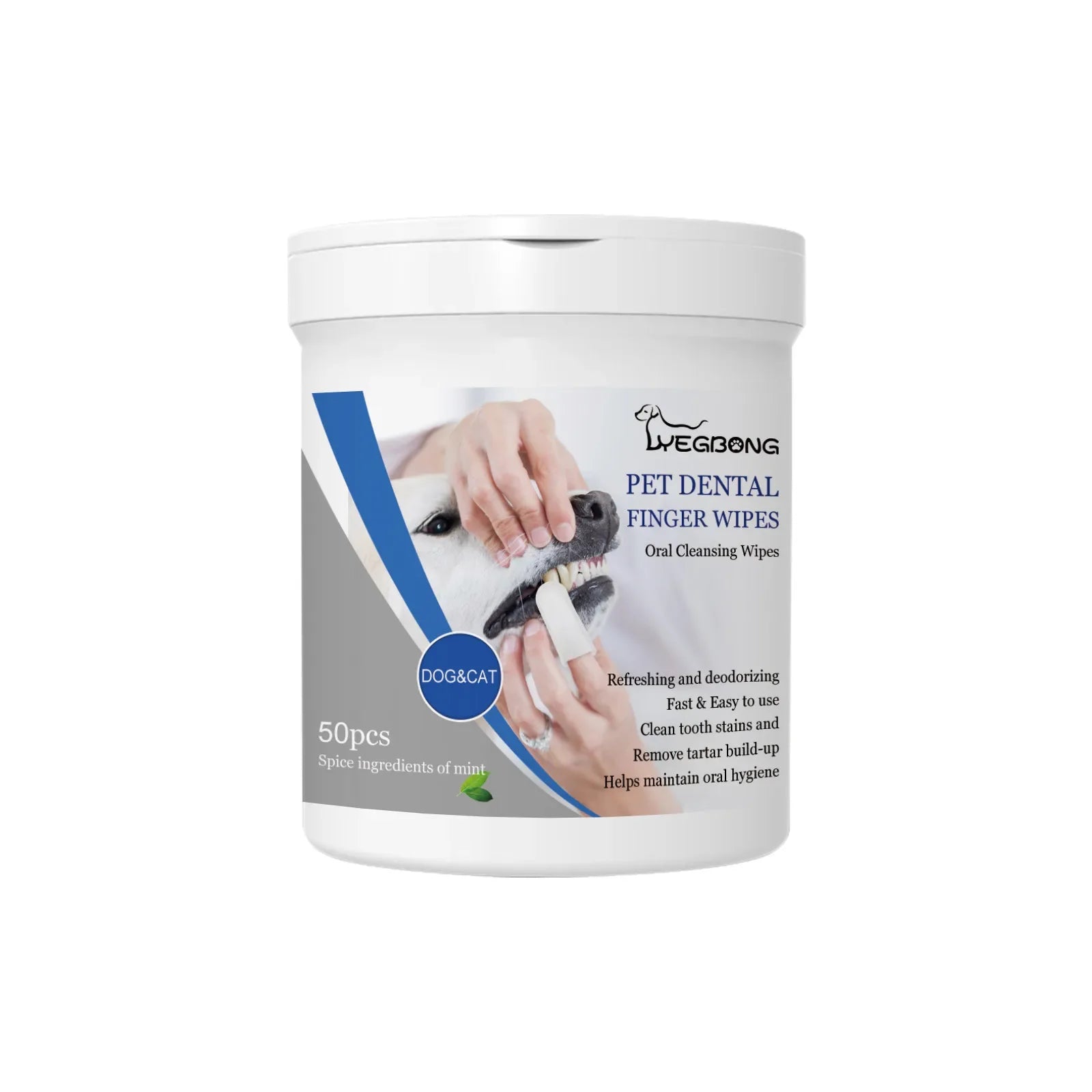 Pet Dental Cleaning Finger Wipes - Value Mart