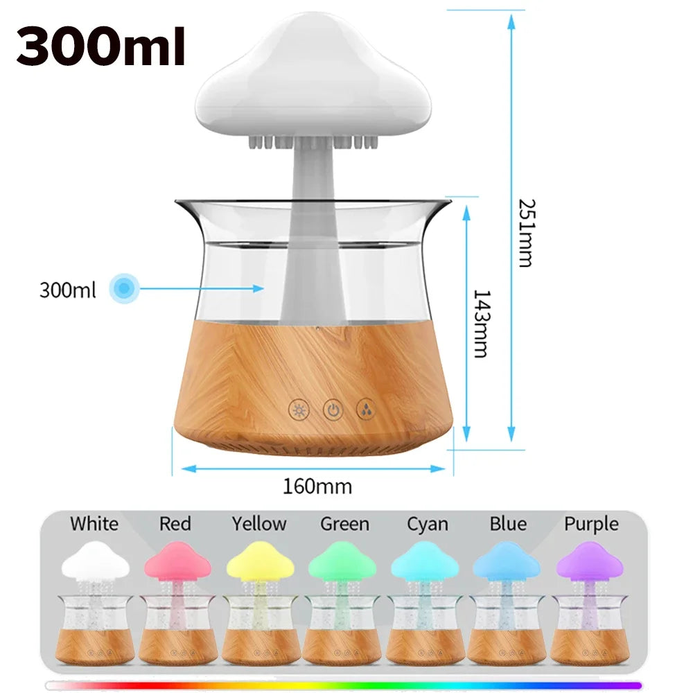 Mushroom Cloud Rain Humidifier