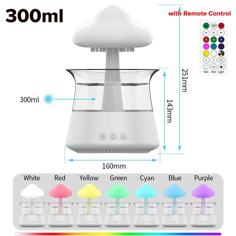 Mushroom Cloud Rain Humidifier