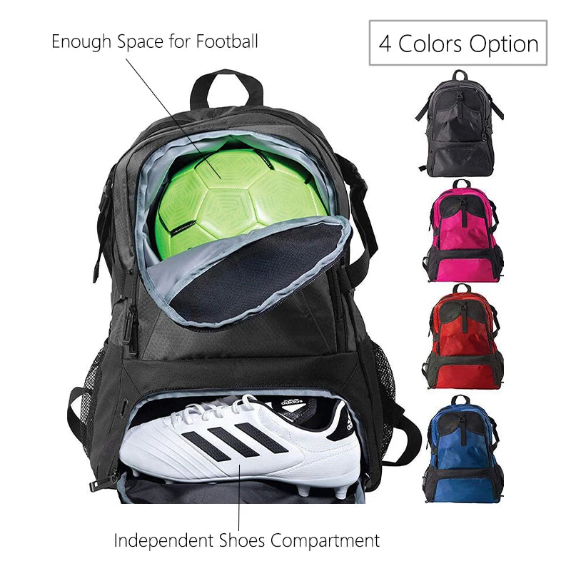 Bolsa grande para deportes de fútbol: mochila para fútbol, ​​baloncesto, voleibol y fútbol americano