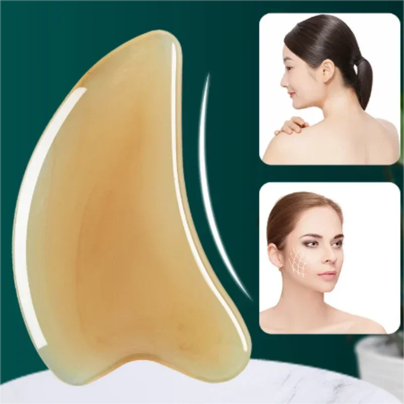 Facial Massager & Gua Sha Board - Resin Face Roller for Skin Care