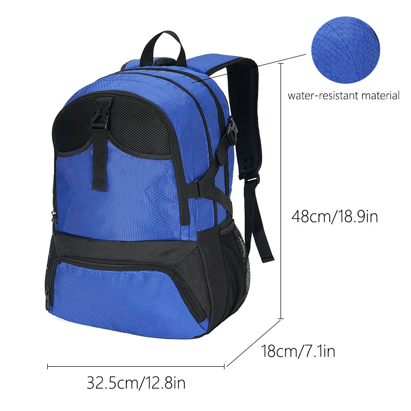 Bolsa grande para deportes de fútbol: mochila para fútbol, ​​baloncesto, voleibol y fútbol americano