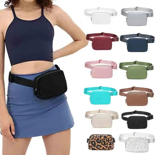 Women's Zipper Waist Bag