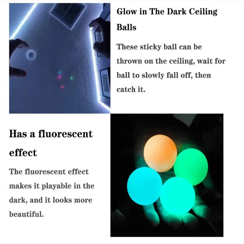 Glow-in-the-Dark Fidget Sticky Ball