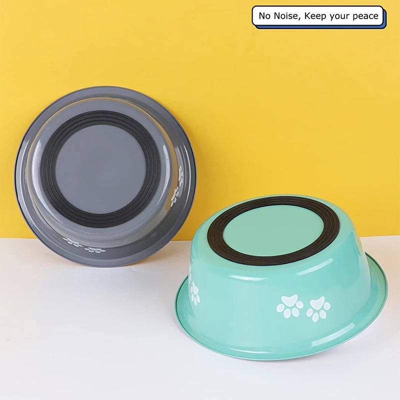 Non-slip Stainless Steel Dog Bowls for All Sizes - Value Mart