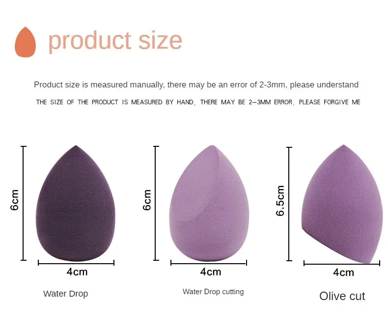 Makeup Blender Sponge - Cosmetic Puff for Foundation and Powder