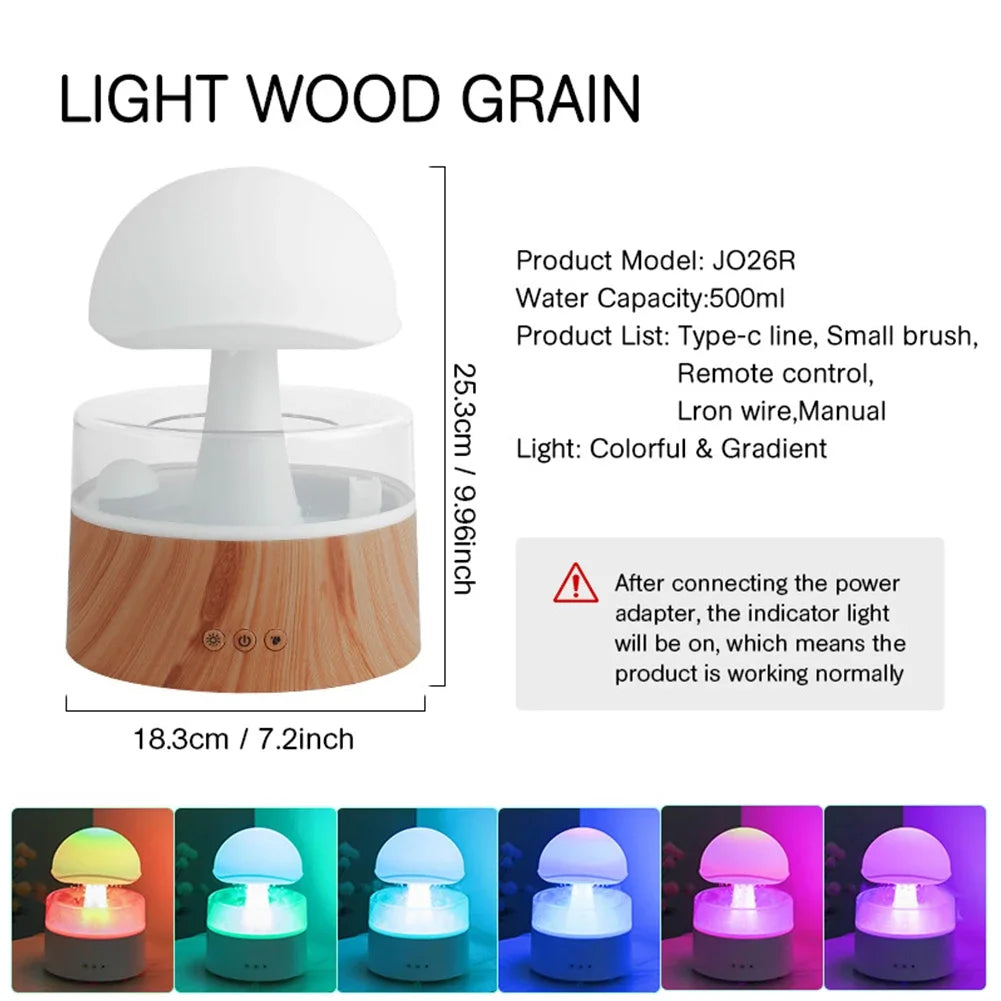 Mushroom Cloud Rain Humidifier