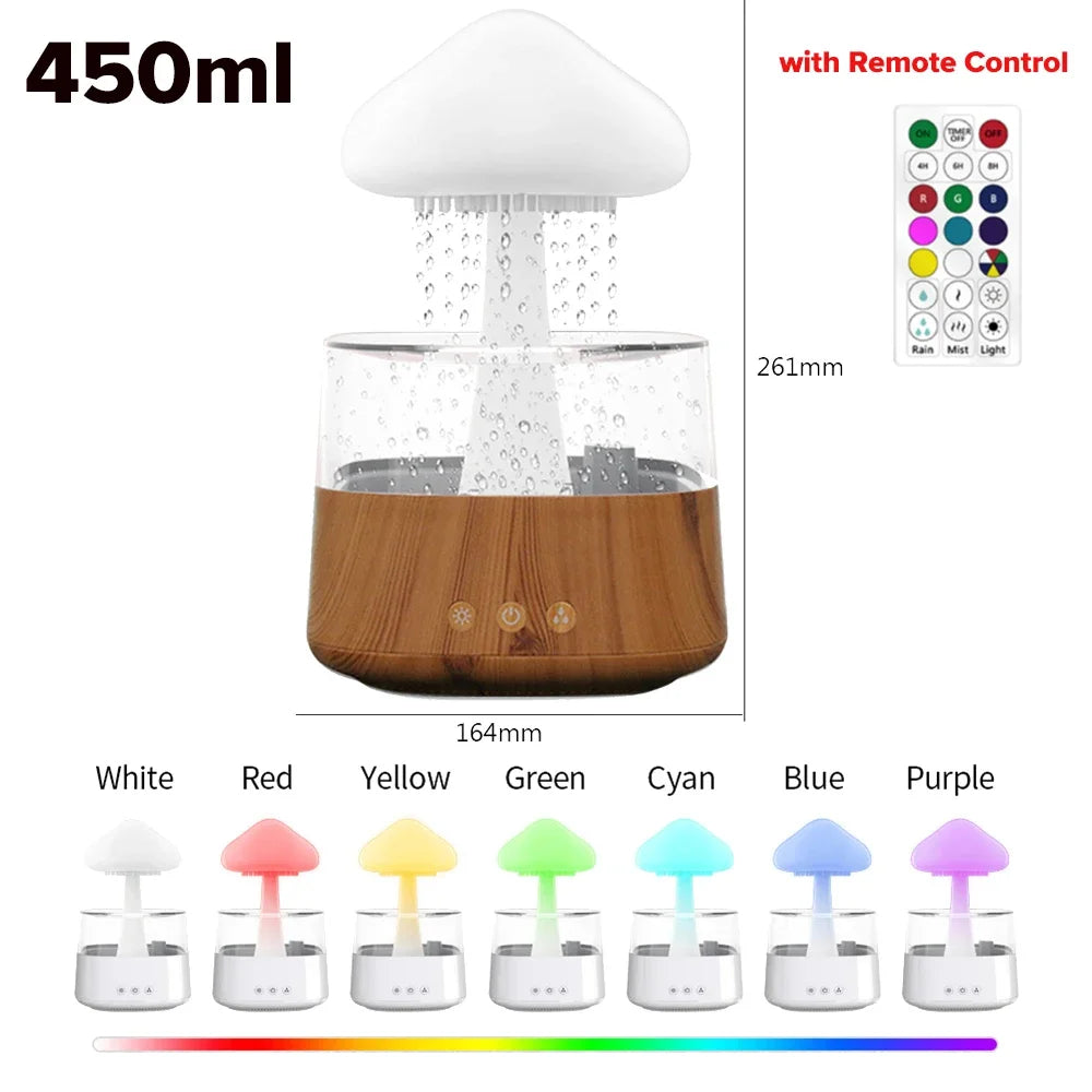 Mushroom Cloud Rain Humidifier