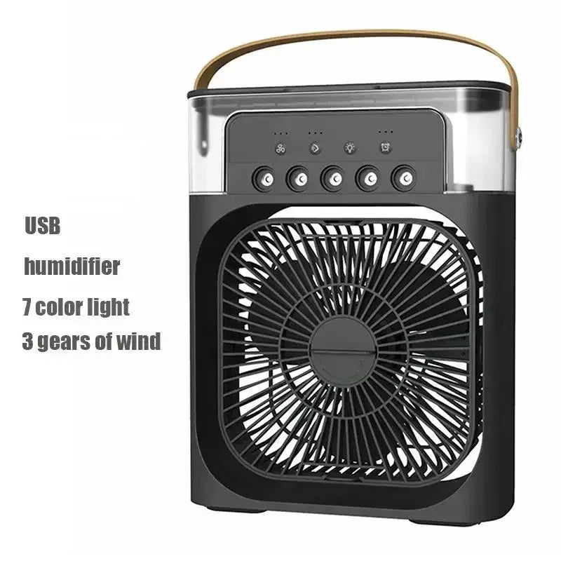 Portable 3 In 1 Fan AIr Conditioner with LED lights