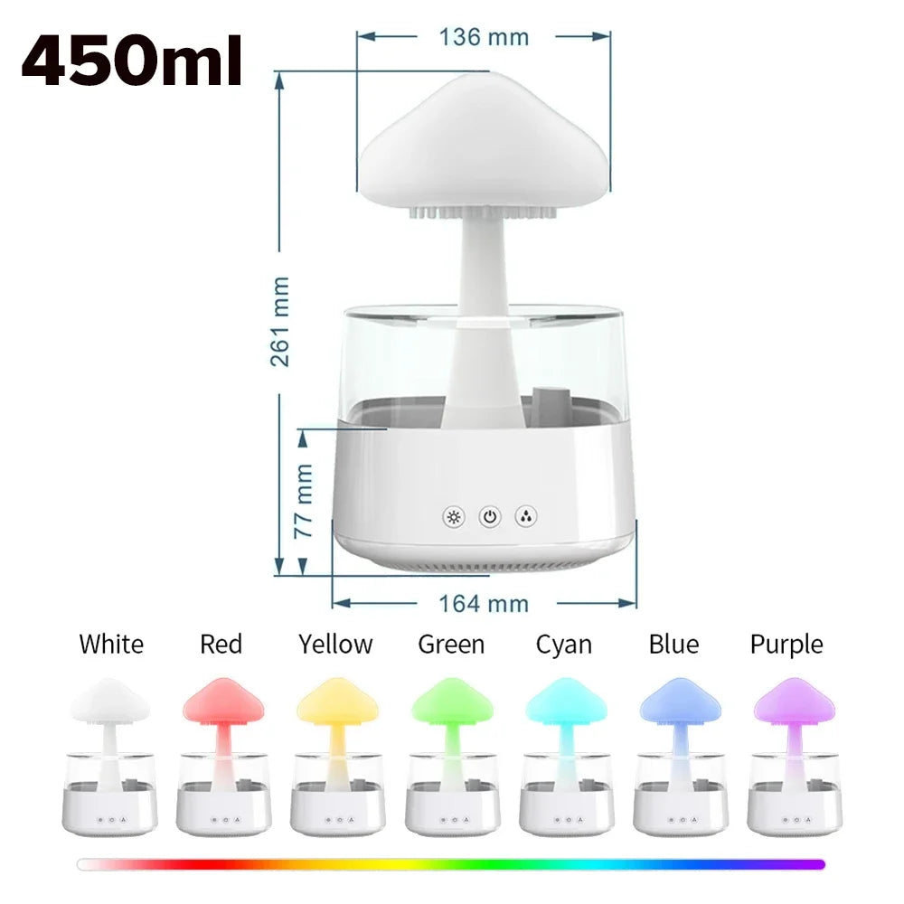 Mushroom Cloud Rain Humidifier