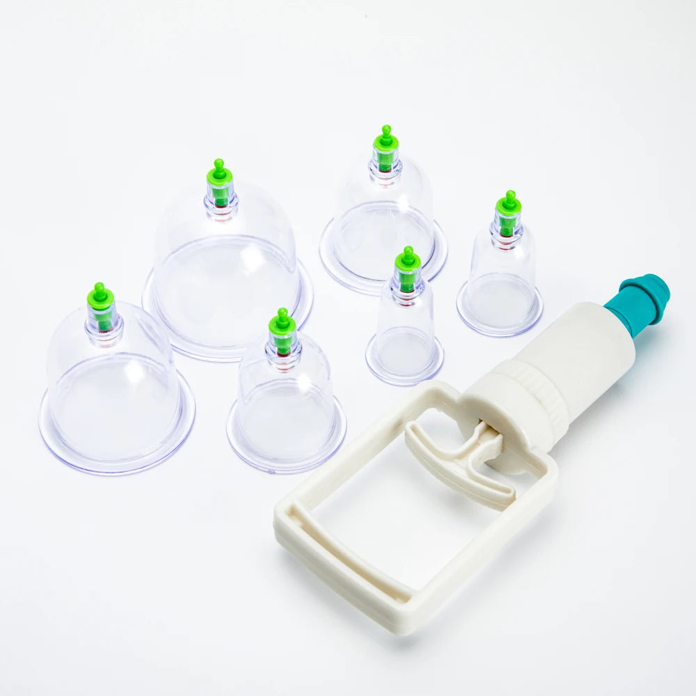 Vacuum Cupping Set - Chinese Medicine Therapy Suction Cups for Massage and Slimming