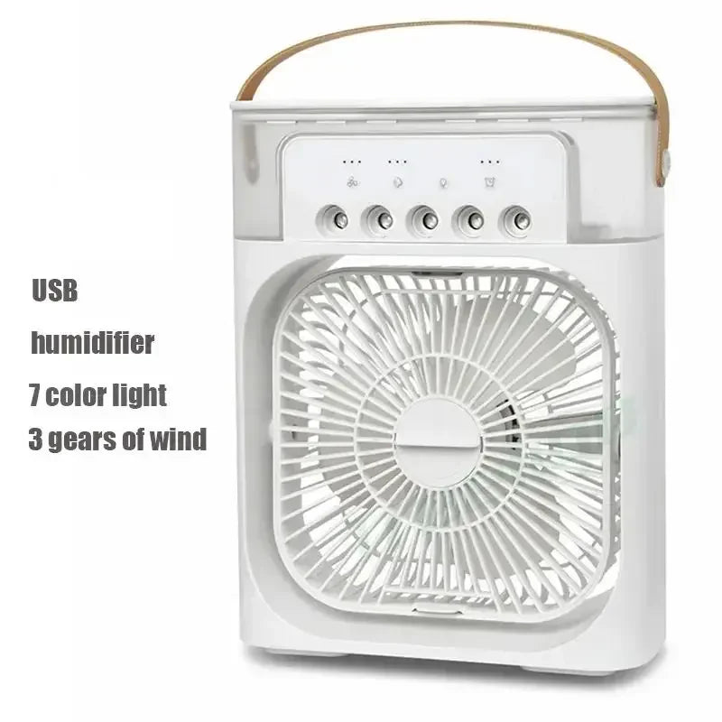 Portable 3 In 1 Fan AIr Conditioner with LED lights