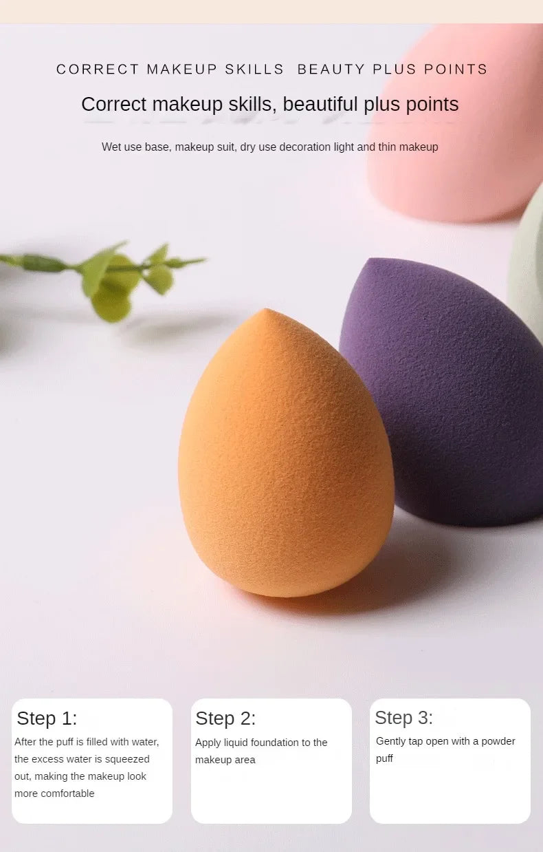 Makeup Blender Sponge - Cosmetic Puff for Foundation and Powder