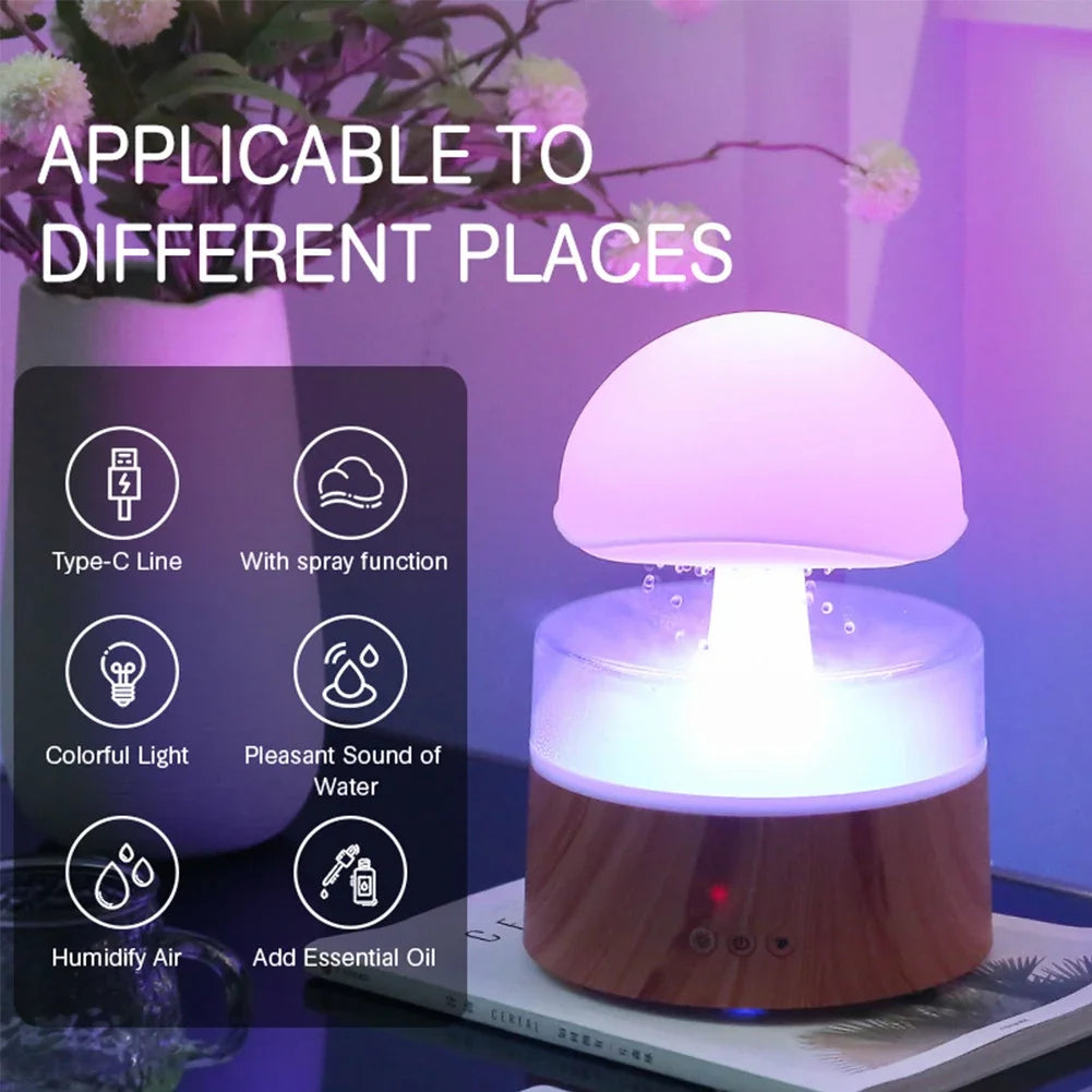 Mushroom Cloud Rain Humidifier