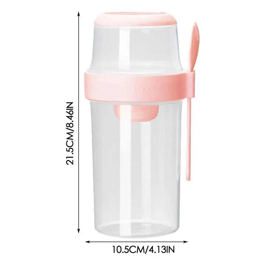 Portable Spill-Proof Cereal and Milk Container - 1070ml