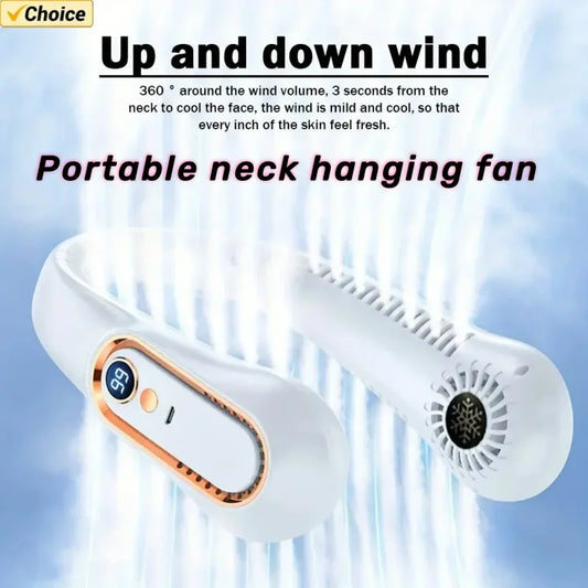 Portable Hanging Neck Fan