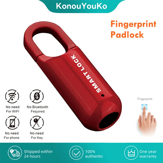 Mini Fingerprint Padlock – Smart Biometric Electronic Lock