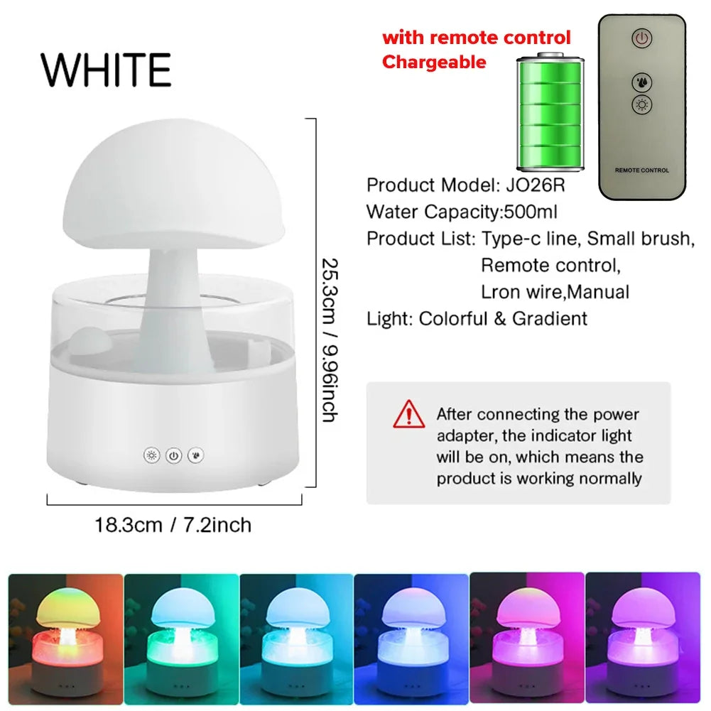 Mushroom Cloud Rain Humidifier