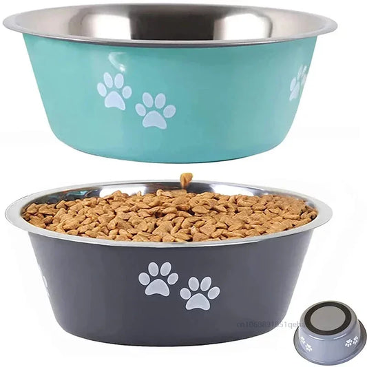 Non-slip Stainless Steel Dog Bowls for All Sizes - Value Mart