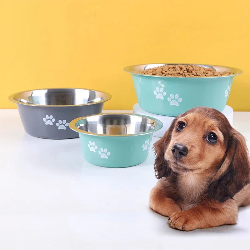 Non-slip Stainless Steel Dog Bowls for All Sizes - Value Mart