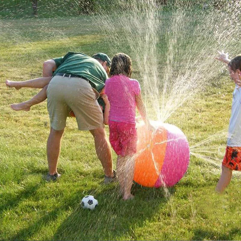 Summer Outdoor Inflatable Rainbow Sprinkler Ball