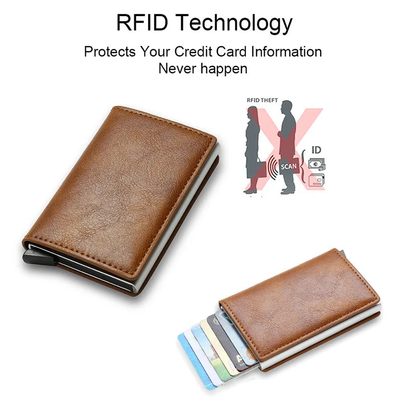 RFID Anti-Theft Minimalist Wallet